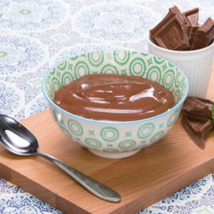 PS Chocolade pudding ready to go